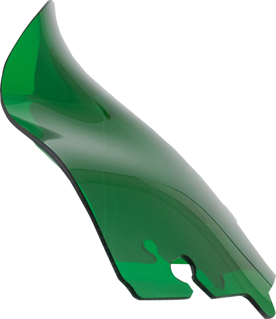 KLOCK WERKS Kolor Flare Windshield for 2014-2025 Harley-Davidson FLH, FLHT and FLHX, Green, KWW-01-0685