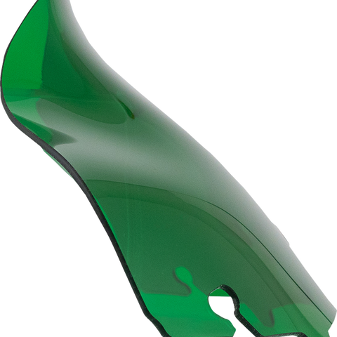 KLOCK WERKS Kolor Flare Windshield for 2014-2025 Harley-Davidson FLH, FLHT and FLHX, Green, KWW-01-0685