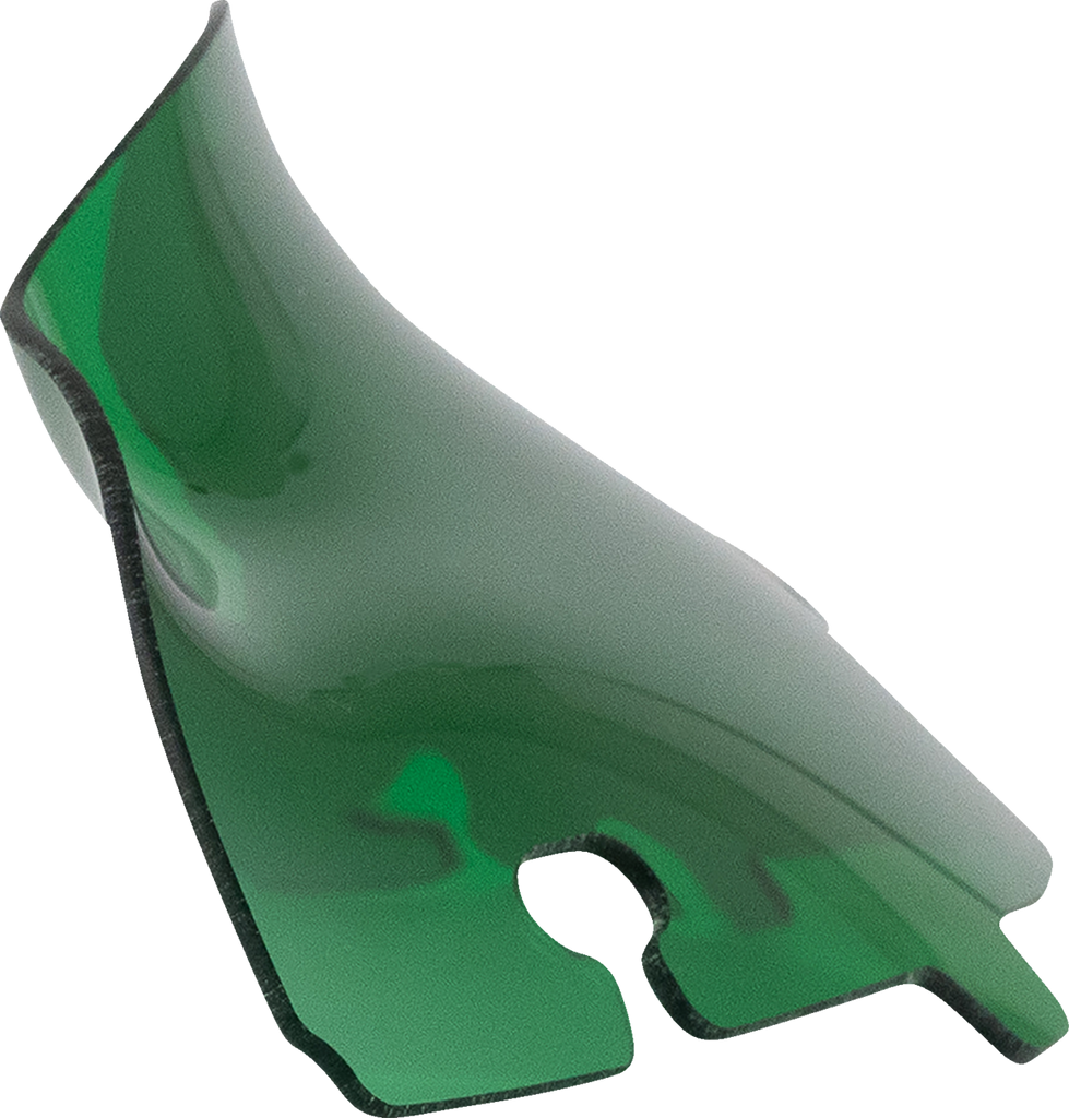 Klock Werks Kolor Flare Windshield, Green, for 2014–2025 Harley-Davidson FLH, FLHT and FLHX, Part KWW-01-0678