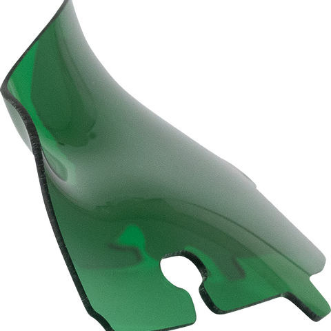 Klock Werks Kolor Flare Windshield, Green, for 2014–2025 Harley-Davidson FLH, FLHT and FLHX, Part KWW-01-0678