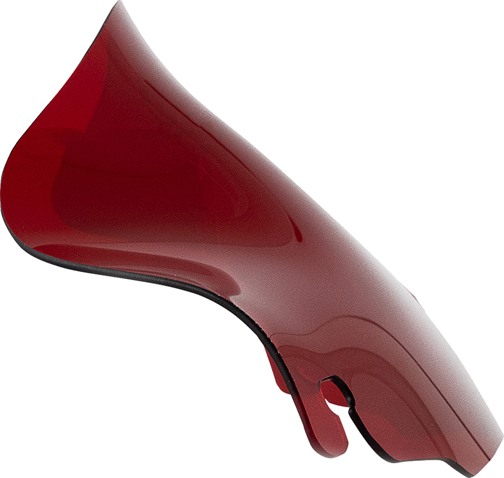 Klock Werks Red Kolor Flare Windshield for 1996-2013 Harley-Davidson FLHT and FLHX, KWW-01-0697