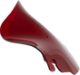 Klock Werks Red Kolor Flare Windshield for 1996-2013 Harley-Davidson FLHT and FLHX, KWW-01-0697