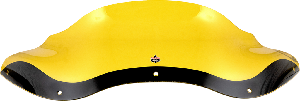 Klock Werks Kolor Flare Windshield, Yellow, 1998-2013 FLTR, KWW-01-0690