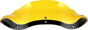 Klock Werks Kolor Flare Windshield, Yellow, 1998-2013 FLTR, KWW-01-0690