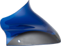 Klock Werks Kolor Flare Blue Windshield for 1998-2013 FLTR, KWW-01-0693