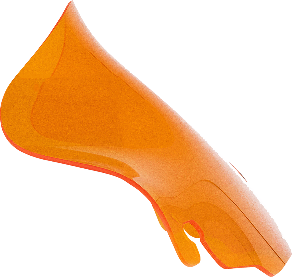 KLOCK WERKS Kolor Flare® Windshield - 6-1/2" - Orange - '96-'13 FLHT/FLHX KWW-01-0695