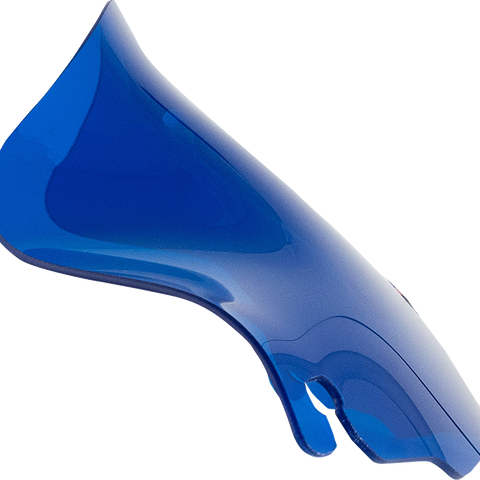 Klock Werks Kolor Flare Windshield, Blue, for 1996-2013 Harley-Davidson FLHT and FLHX, KWW-01-0699