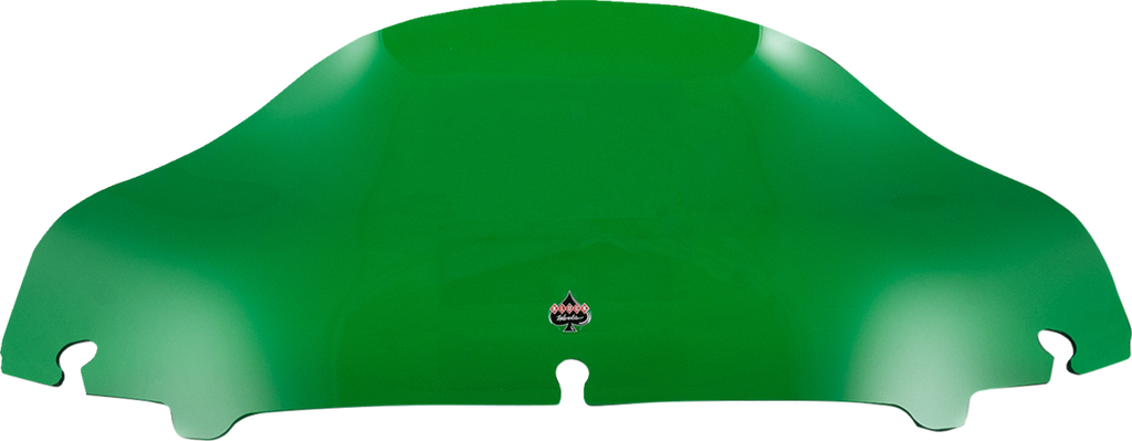 KLOCK WERKS Kolor Flare Windshield for 2014-2025 Harley-Davidson FLH, FLHT and FLHX, Green, KWW-01-0685