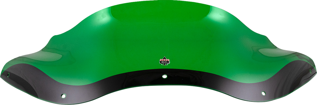 KLOCK WERKS Kolor Flare Windshield, Green, for 1998-2013 Harley-Davidson FLTR, KWW-01-0692
