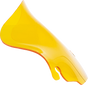 KLOCK WERKS Kolor Flare® Windshield - 6-1/2" - Yellow - '96-'13 FLHT/FLHX KWW-01-0696