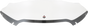 Klock Werks Sport Flare Windshield, Clear, for 2015–2025 FLTR, KWW-01-0658