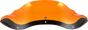 Klock Werks Kolor Flare Windshield Orange for 1998-2013 FLTR, KWW-01-0689