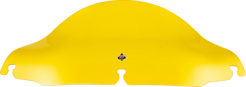 KLOCK WERKS Kolor Flare® Windshield - 6-1/2" - Yellow - '96-'13 FLHT/FLHX KWW-01-0696