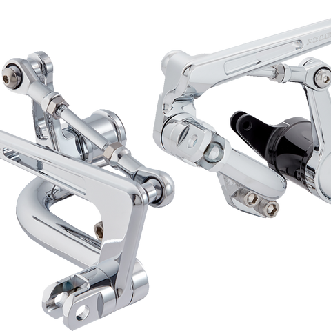 Arlen Ness Mid Controls for Touring/Bagger Models with Chrome Finish - Part 420-121