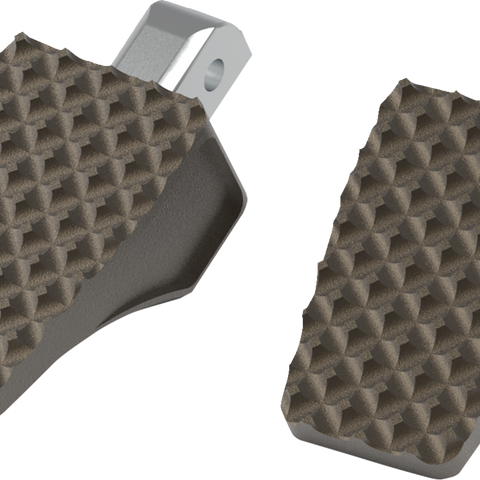 LA Choppers County Line Billet Foot Pegs - Rear - Bronze (Part Number: LA-P100-02Z)