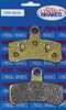 Lyndall Racing Brakes LLC Gold-Plus Brake Pads for Harley-Davidson 7256-GPLUS