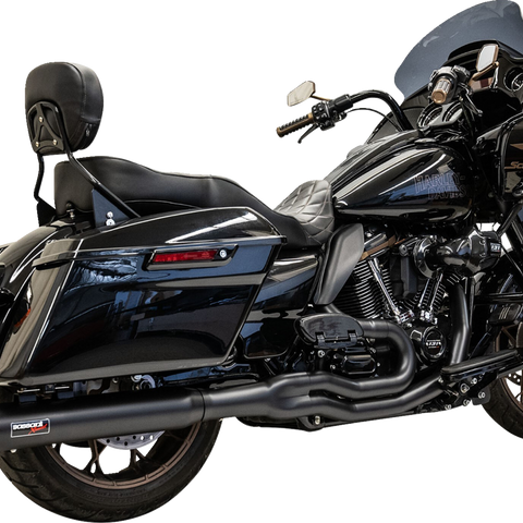 BASSANI XHAUST 2-into-1 Exhaust System for 49-State Vehicles - Black, Part Number 1F58RBE