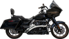 BASSANI XHAUST Sweeper Radial Exhaust System with Heat Shields - Chrome 1F21F