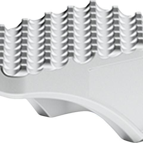 LA Choppers County Line Billet Rear Foot Pegs - Raw Finish, Part LA-P100-02