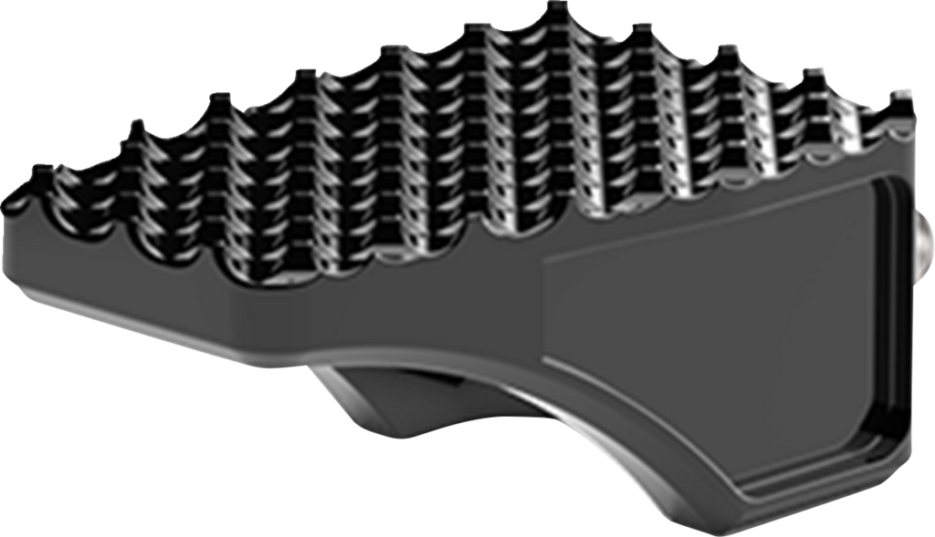 LA Choppers County Line Billet Foot Pegs - Rear - Black (Part Number: LA-P100-02B)