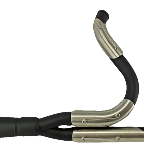 TRASK 2-into-1 Assault Exhaust System - Black Ceramic - with Bags TM-5053BK