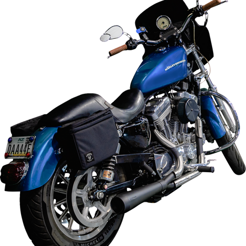 TRASK 2-into-1 Assault Exhaust System - Black TM-5300BK