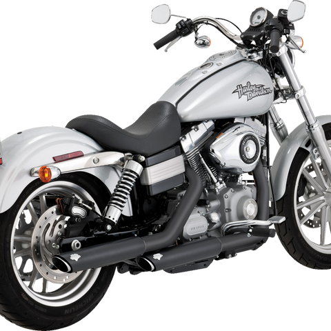 Vance & Hines 3-Inch Twin Slash Slip-On Muffler - Black Part #46838