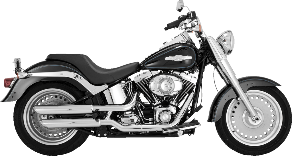 Vance & Hines Twin Slash 3-Inch Chrome Slip-On Mufflers - Part 16844