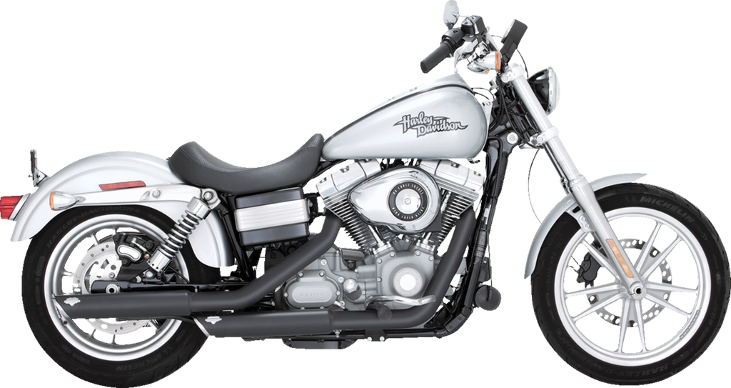 Vance & Hines 3-Inch Twin Slash Slip-On Muffler - Black Part #46838