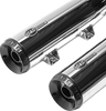 S&S Cycle Grand National Chrome Slip-On Mufflers 4110-156 for Indian Scout