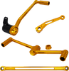Arlen Ness SpeedLiner Foot Control Kit with Heel/Toe Shifter – Gold, Part 420-101