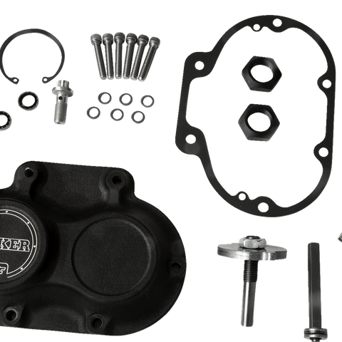 BAKER DRIVETRAIN Transmission Side Cover - Hydraulic - M8 - Black M8-10603-A