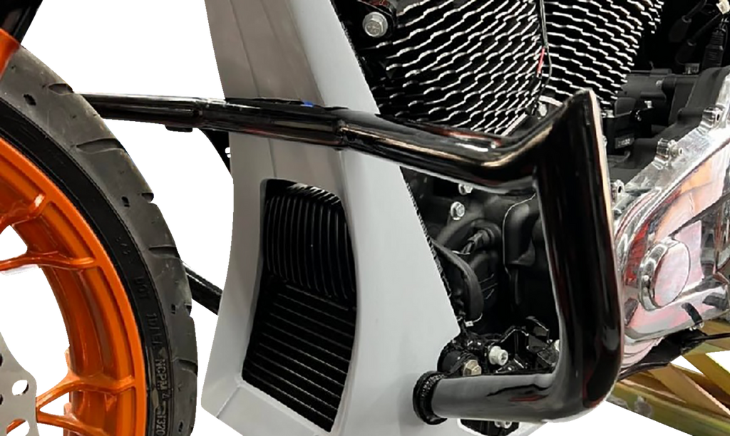 PAUL YAFFE BAGGER NATION Chin Spoiler Swoop - 2 Pc - For Mini Monkey Engine Guards PYO:SCS-17L-2PC - Team Dream Rides