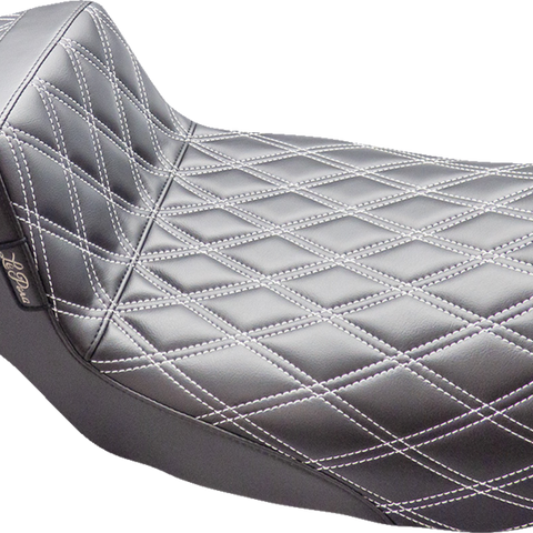 LE PERA Tailwhip Daddy Long Legs Seat - Double Diamond with Titanium Thread - FL '08-'24 (Part LK-587DLDD-TTM) - Team Dream Rides