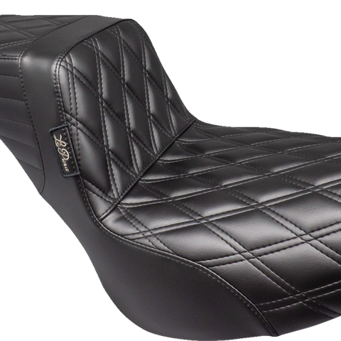 LE PERA Tailwhip Seat - Double Diamond - Black - FLSL/FXBB '18-'23 LY-580DD - Team Dream Rides