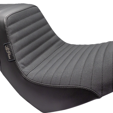 LE PERA Tailwhip Seat - Pleated with Grip Tape - Black for FL/FX '18-'23 LYR-580PTGP - Team Dream Rides