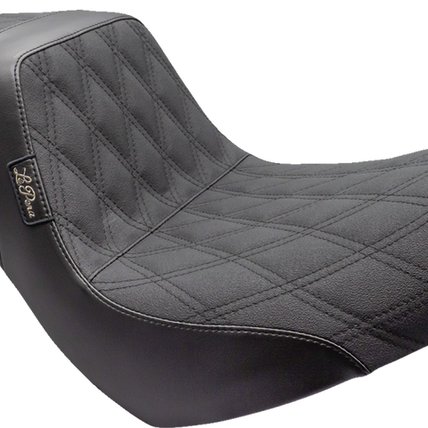 LE PERA Tailwhip Seat - Double Diamond w/ Grip Tape - Black - FL/FX '18-'23 LYR-580DDGP - Team Dream Rides
