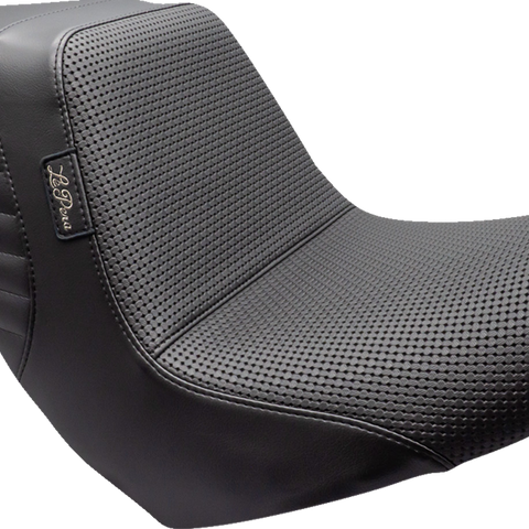 LE PERA Kickflip Up Front Seat - Basketweave - Black - FL/FX '18-'24 - Part No: LYRU-590BW - Team Dream Rides