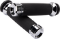 KHROME WERKS Klassic Grips with Custom Contour for 1-Inch Bars - Chrome Finish, Part #500185