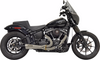 BASSANI XHAUST 2-into-1 Ripper Short Exhaust System with Stainless Steel - Part Number 1S73SSE