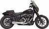 Bassani Xhaust 2-into-1 Ripper Short Exhaust System for Harley Davidson - Chrome - Part Number 1S73E