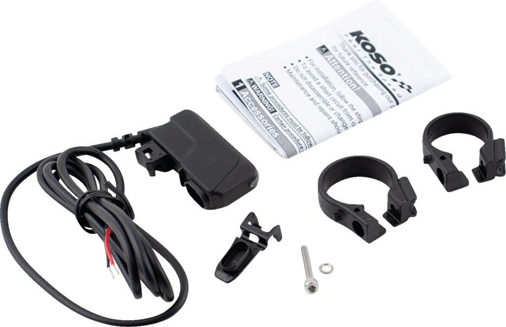 KOSO North America USB-C Charger - Handlebar Mount KW011000