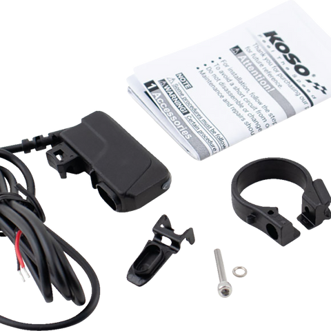 KOSO North America USB-C Charger - Handlebar Mount KW011000