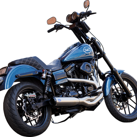S&S CYCLE 2-into-1 Qualifier Exhaust System - Brushed 550-1097 - Team Dream Rides