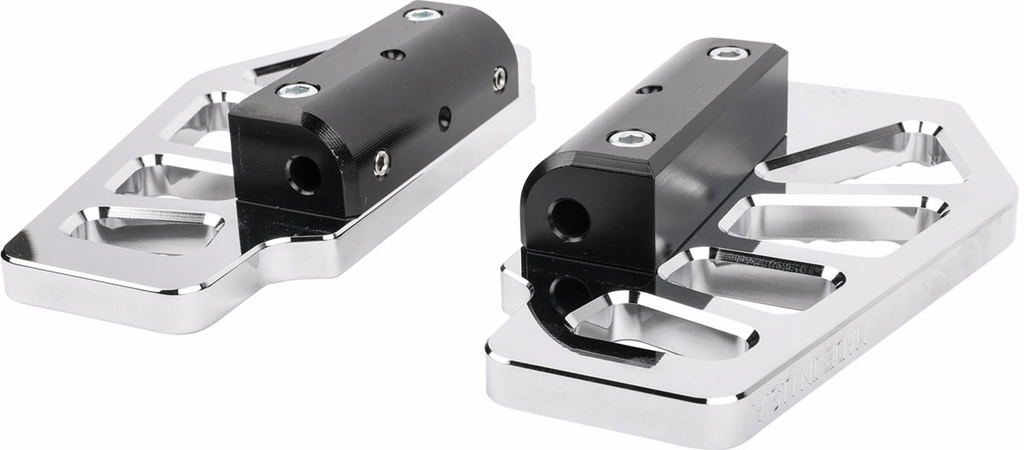 THRASHIN SUPPLY CO. Apex Mini Passenger Floorboards Chrome TSC-2217-3-BR