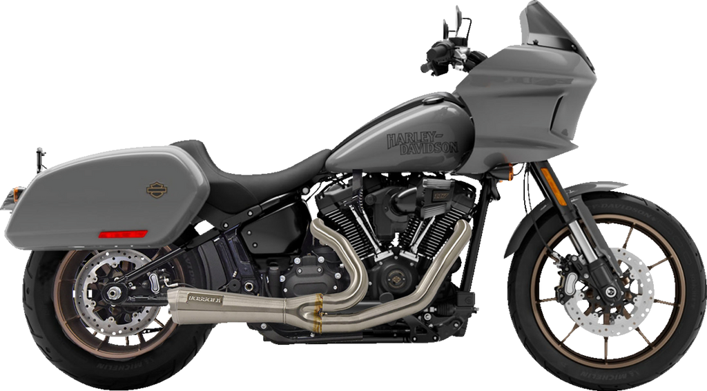 BASSANI XHAUST 2-into-1 The Ripper Short Road Rage Exhaust System – Stainless Steel, Part Number 1S74SSE