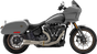 BASSANI XHAUST 2-into-1 The Ripper Short Road Rage Exhaust System – Stainless Steel, Part Number 1S74SSE
