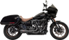 BASSANI XHAUST The Ripper Short Road Rage Exhaust System - Black 1S74RBE