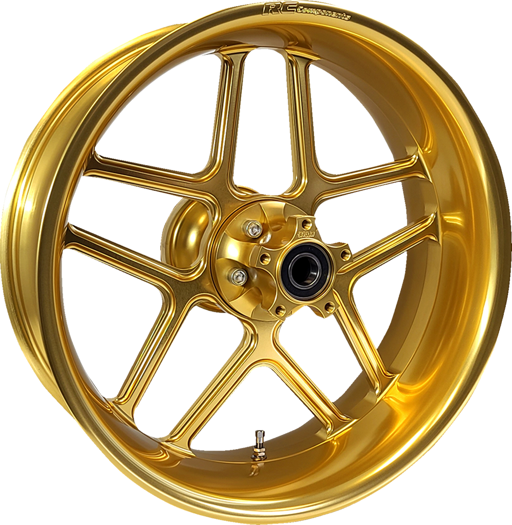 RC COMPONENTS Wheel - Laguna - Rear - Single Disc/without ABS - Gold - 17x6.25 176-140G-RB - Team Dream Rides