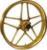 RC COMPONENTS Wheel - Laguna - Front - Dual Disc/without ABS - Gold - 21x3.5 213-140G-F - Team Dream Rides